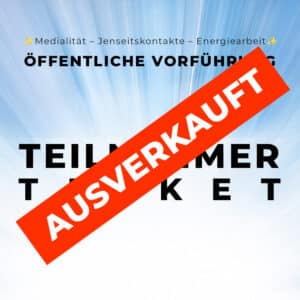 Abendveranstaltung Öffentliche Vorführung Teilnehmer-Ticket